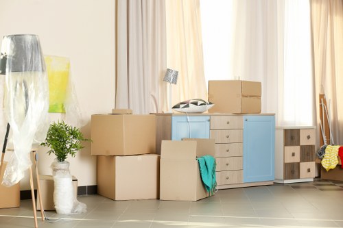 Removal van ready for a local house move in Hornchurch