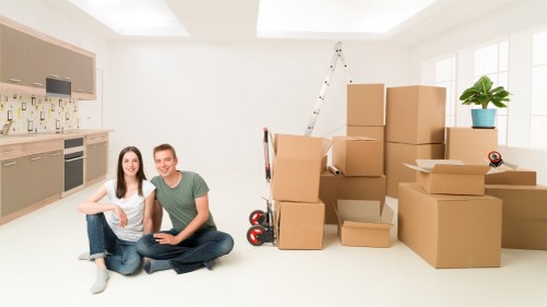 Careful loading of furniture and boxes for a Hornchurch home move