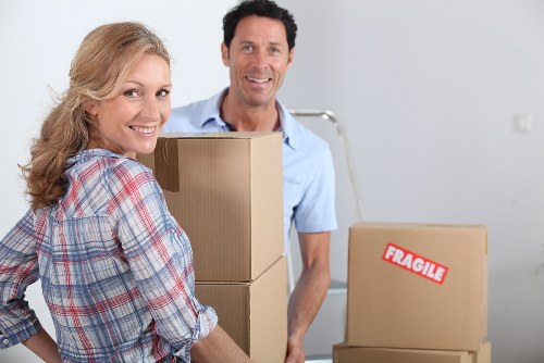 Local moving truck arranged for flat and house removals in Hornchurch