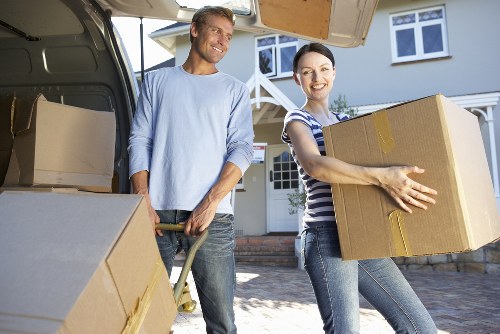 Customer confirming a van booking for removal services